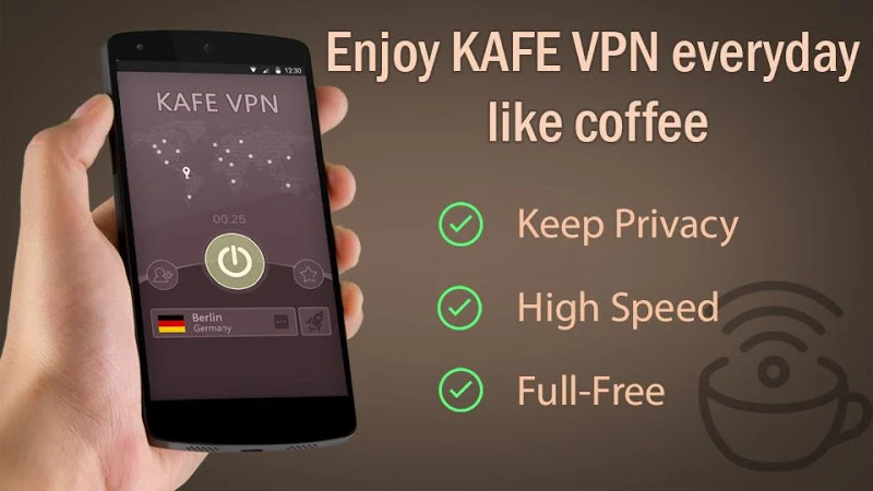 KAFE VPN - Fast & Secure VPN Screenshot 0