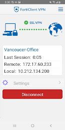 FortiClient VPN 스크린샷 2
