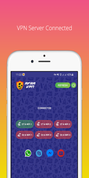 Afra VPN - Fast and Safe Capture d'écran 1