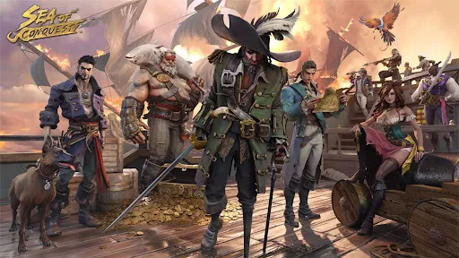 Sea of Conquest: Pirate War ภาพหน้าจอ 1