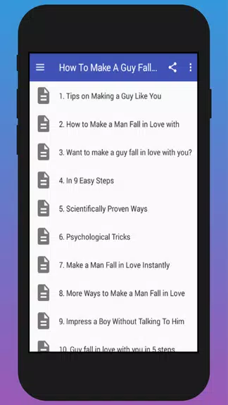 How To Make a Guy Fall in Love With You應用截圖第0張