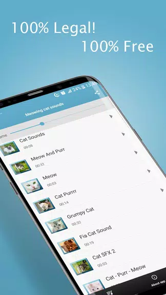 Meowing Cat Sounds Ringtones應用截圖第2張