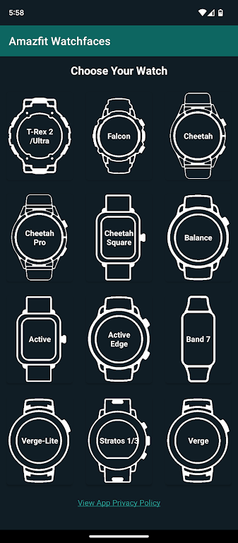 Watchfaces for Amazfit Watches Capture d'écran 0