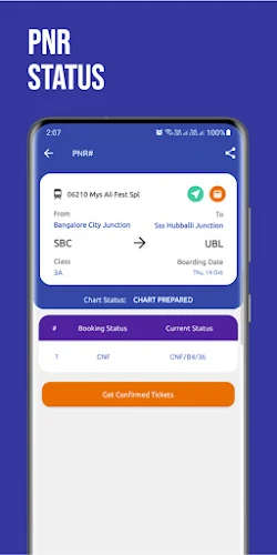 Train Ticket Booking App Zrzut ekranu 1