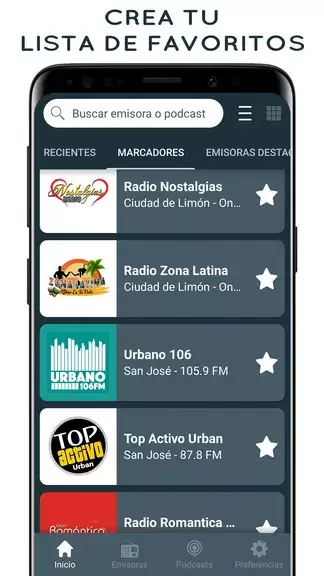 Radios de Costa Rica Online Скриншот 2