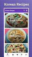 Korean Recipes Captura de tela 0