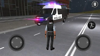 American Police Van Driving Ảnh chụp màn hình 1