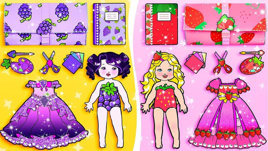 Paper Dolls Diary DIY Dress Up स्क्रीनशॉट 0