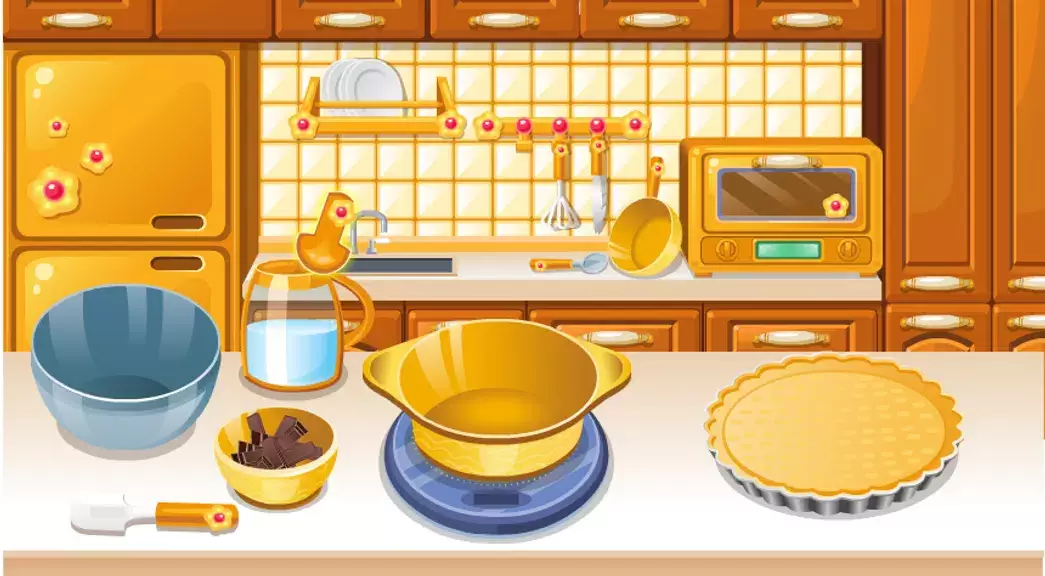 girls cooking games chocolate Tangkapan skrin 2