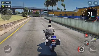 US Police Bike Rider Simulator Screenshot 0