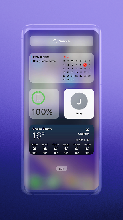 Widgets: ios 17 theme Ekran Görüntüsü 2