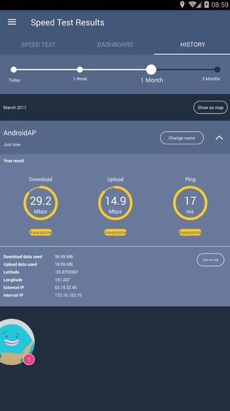 Meteor Test and Grade Your Speed Screenshot 1