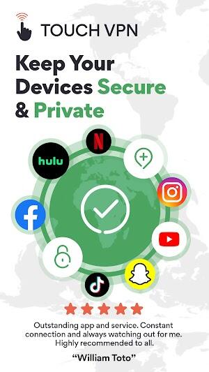 Schermata Touch VPN 0