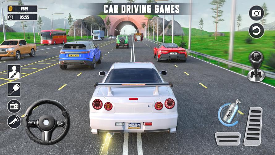 Schermata Real Highway Car Racing Games 0