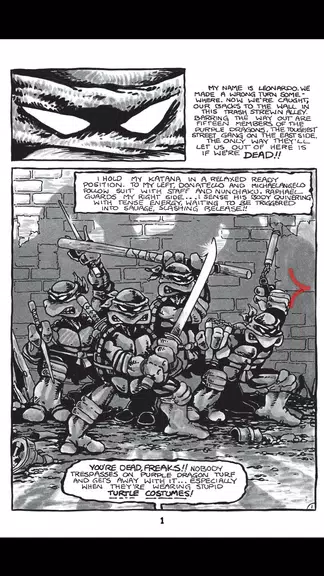 Schermata TMNT Comics 2