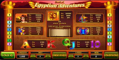 The Pharaohs Book Casino Slots Capture d'écran 2