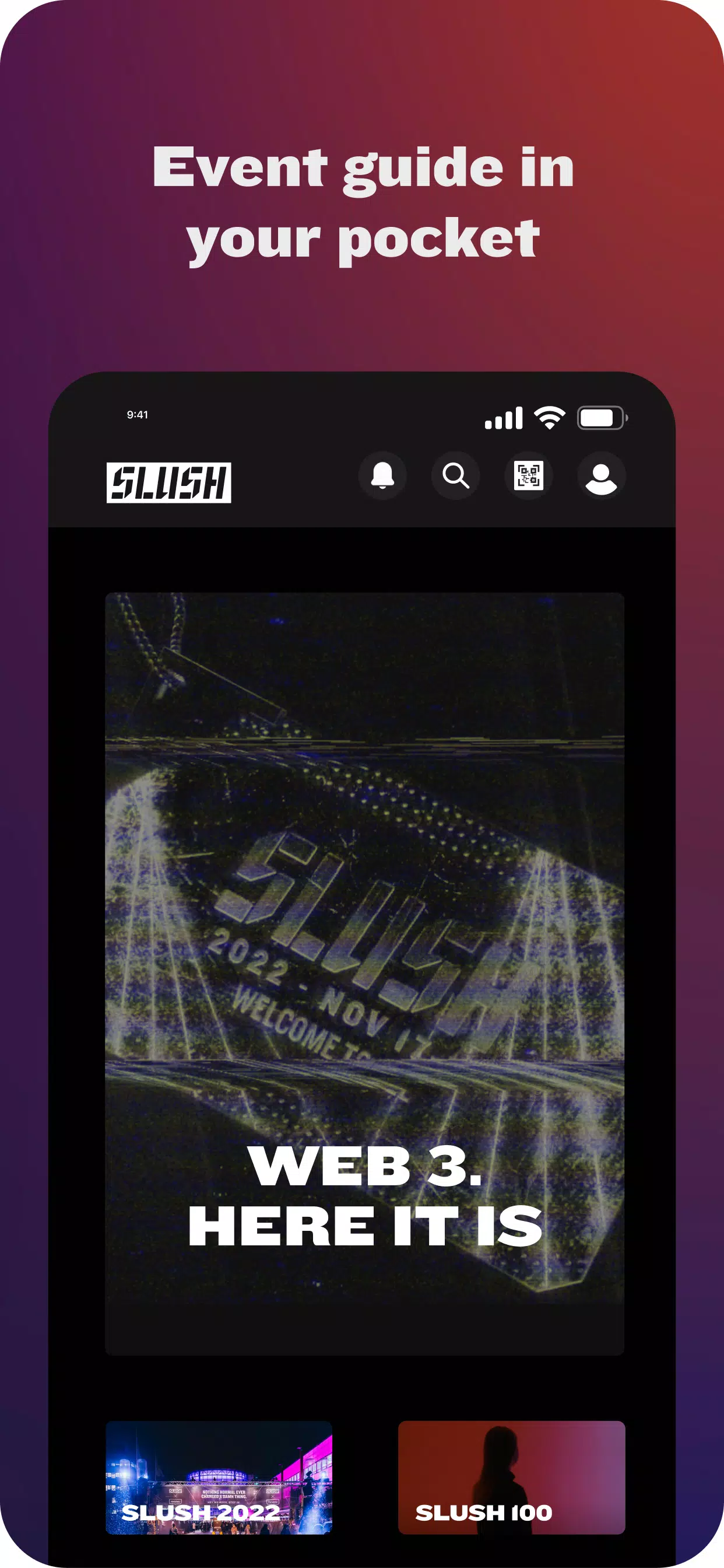 Slush App Schermafbeelding 2