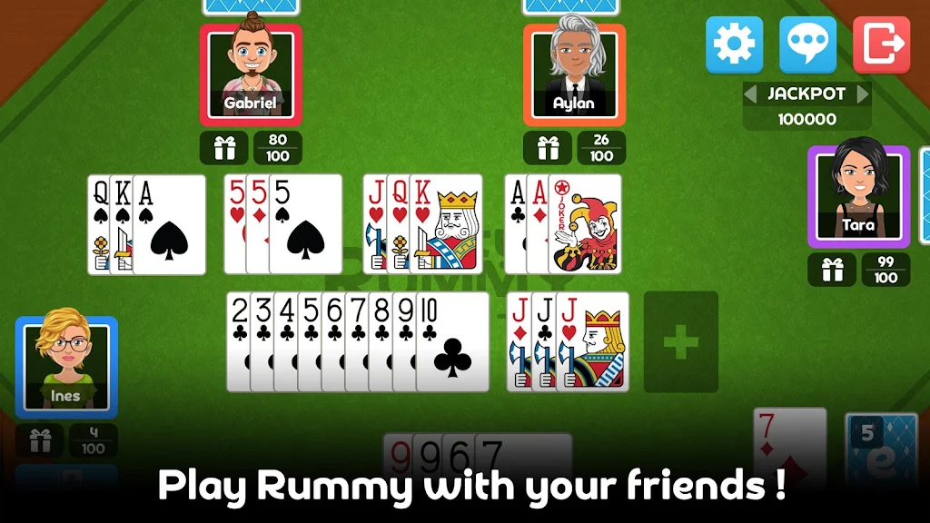 Multiplayer Rummy Game應用截圖第2張