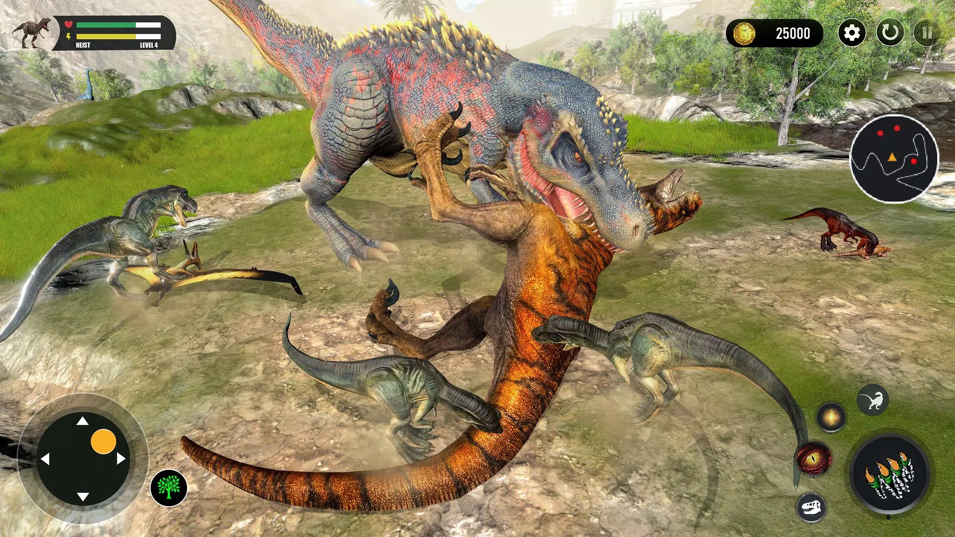 Real Dinosaur Simulator Games Ekran Görüntüsü 2