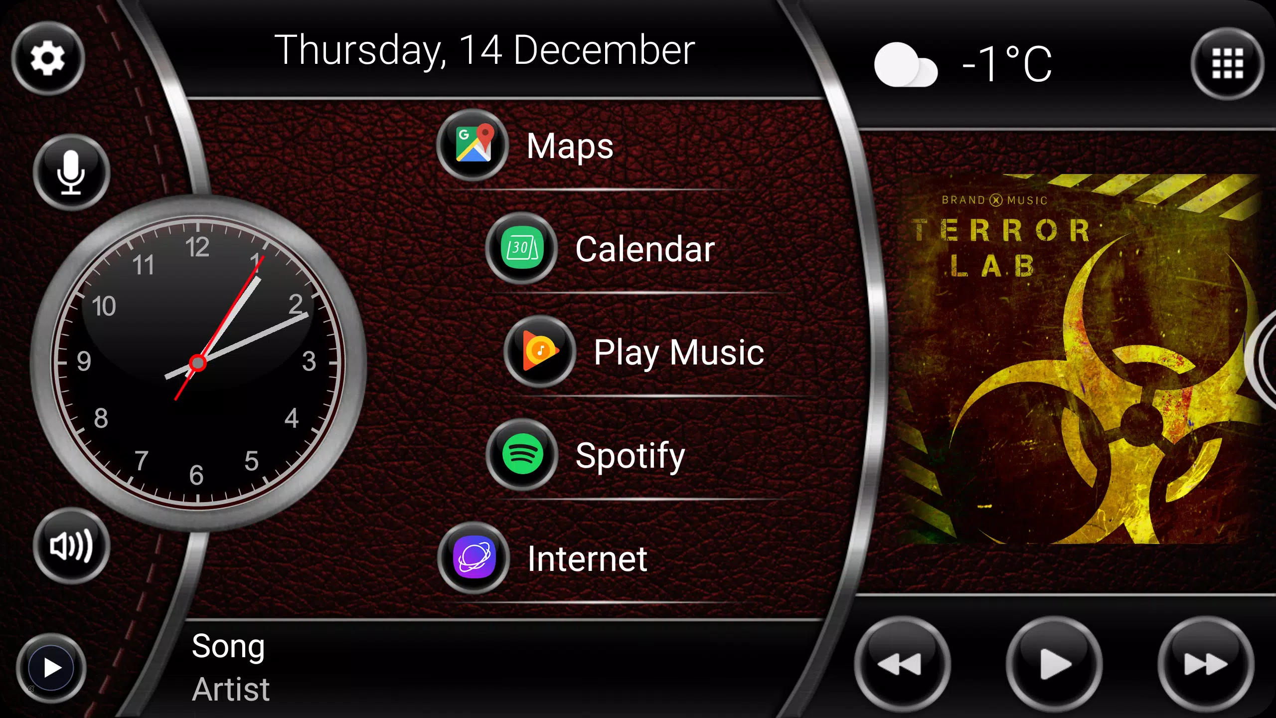 Theme Leather Tangkapan skrin 3