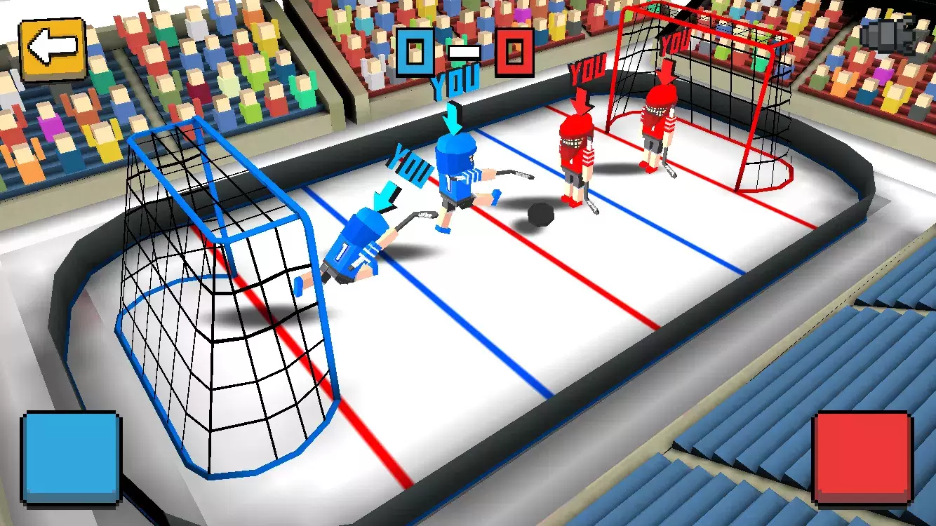 Cubic Hockey 3D Скриншот 2