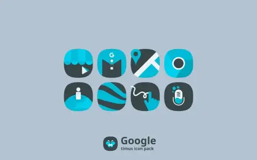 Timus: Rounded Dark Icon Pack Ảnh chụp màn hình 0