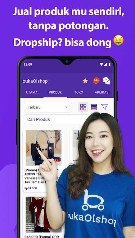 bukaOlshop - Buat App Toko Capture d'écran 1