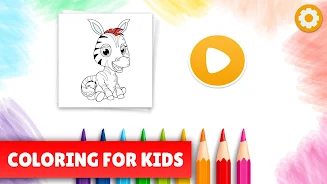 Kids coloring pages for kids Ekran Görüntüsü 3