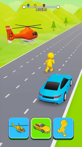 Shape Car Transform Race 스크린샷 2