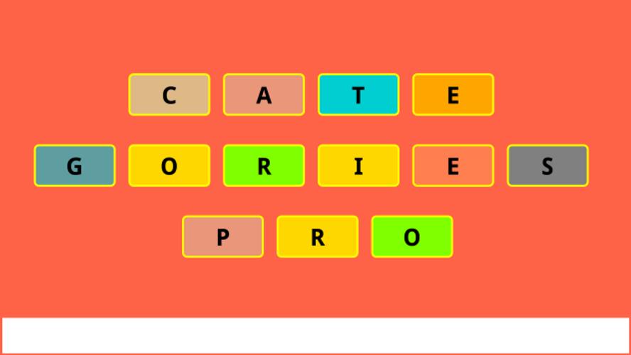 CATEGORIES PRO Capture d'écran 0