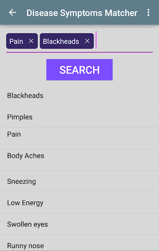 Disease Symptoms Matcher應用截圖第1張