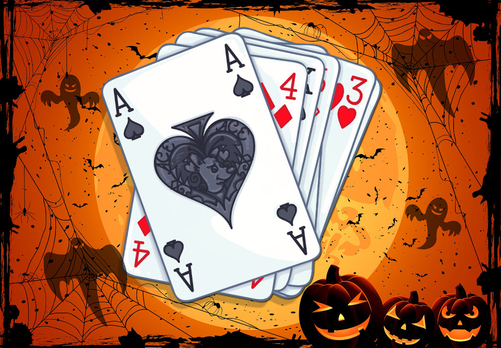 Solitaire Halloween Card Game Zrzut ekranu 1