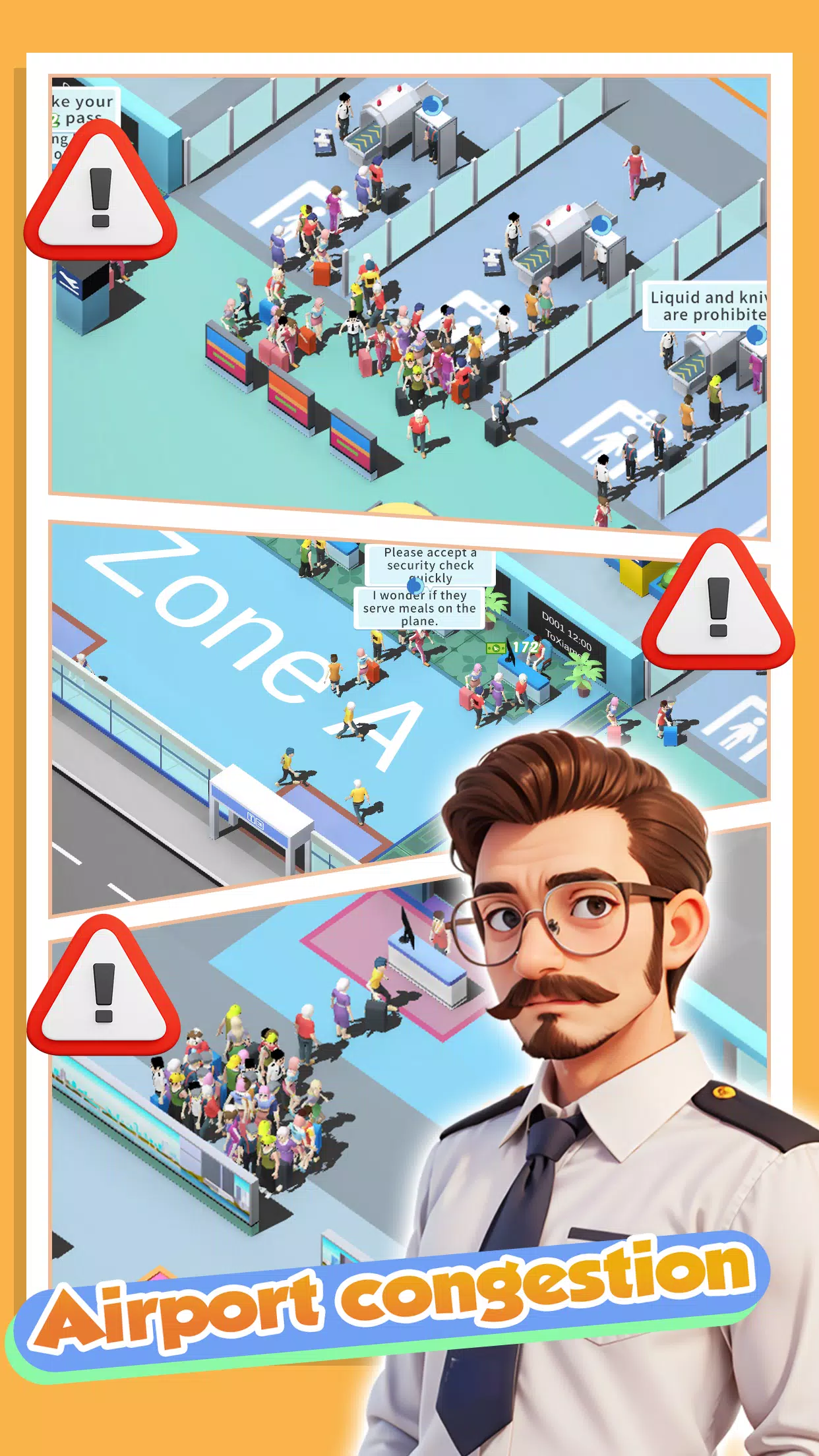 Happy Airport：Simulator Zrzut ekranu 0