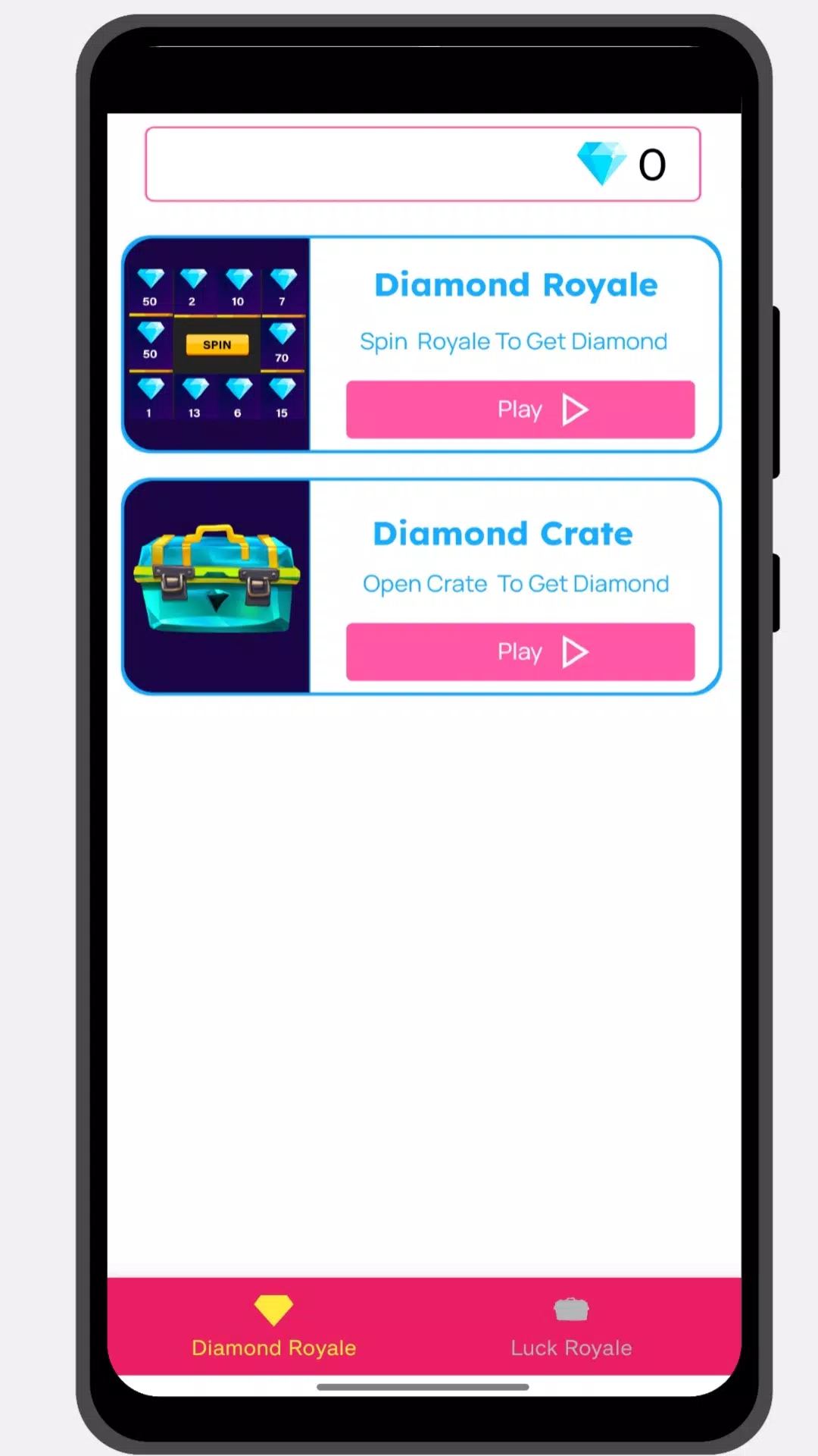 FreeFie Diamond: Luck Royale Screenshot 0