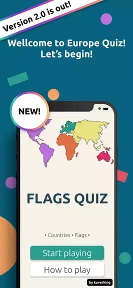 Flags Quiz:  World Geo Trivia Capture d'écran 0