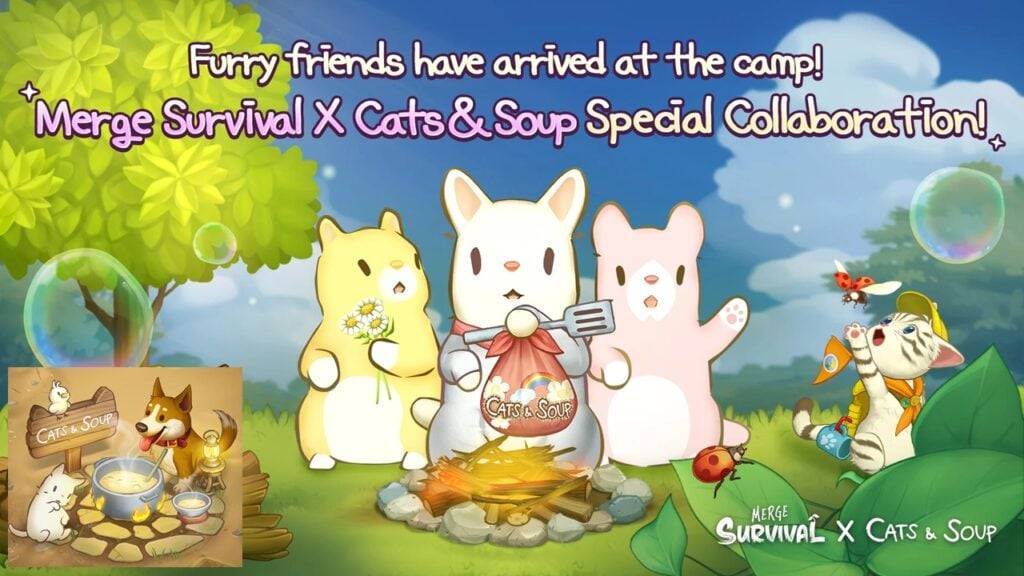 貓和湯與生存遊戲合併：每日貓科動物！