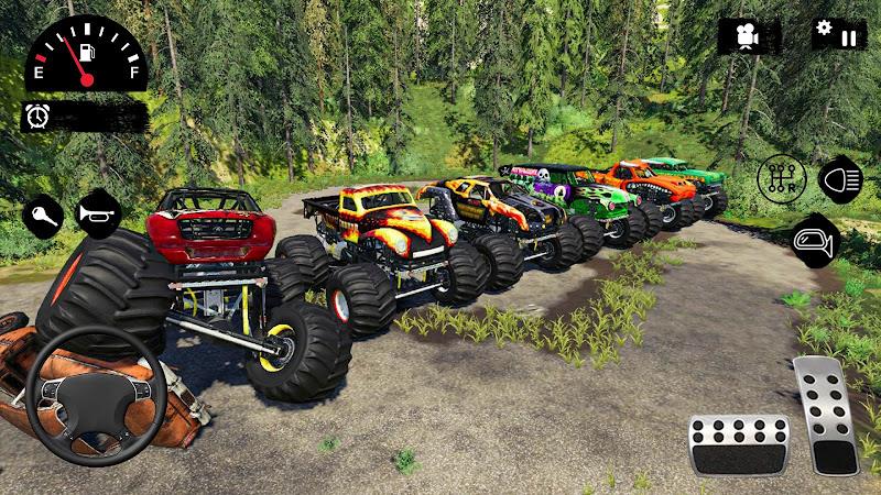 Hillock Monster Truck Driving Zrzut ekranu 3