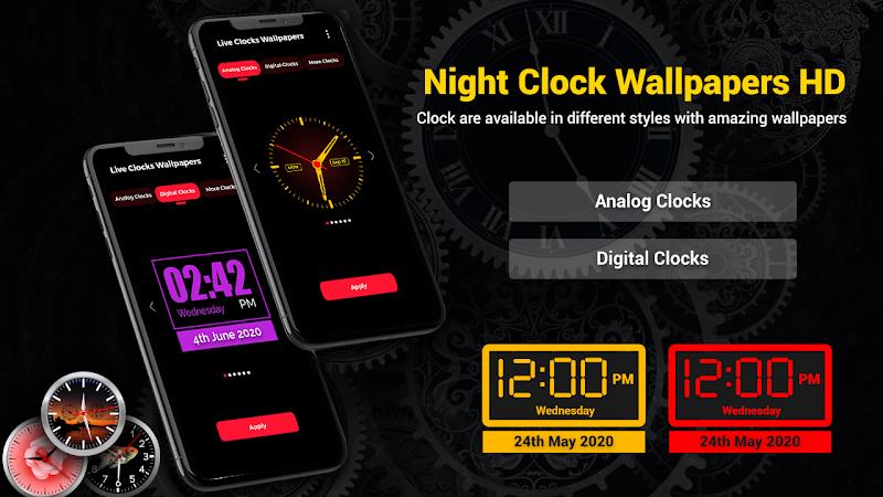 Smart Digital Clock Wallpapers应用截图第1张