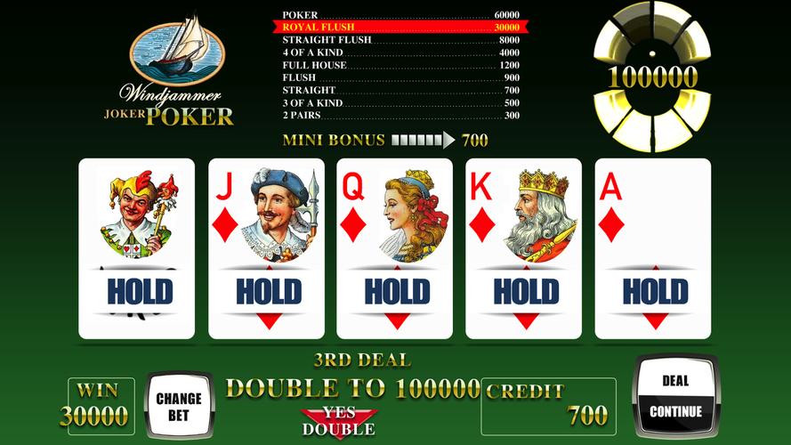 Windjammer Poker Capture d'écran 3