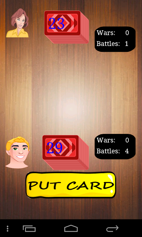 War - Playing Cards Free Screenshot 1