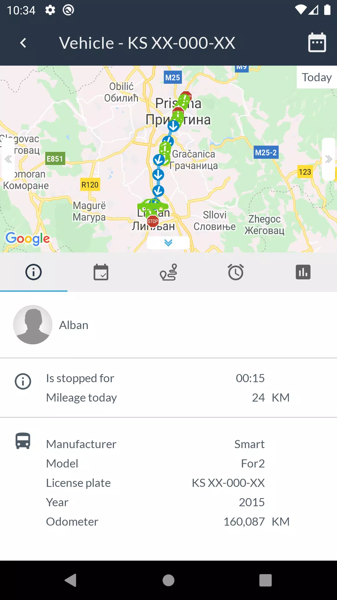 Frotcom Fleet Manager Screenshot 3