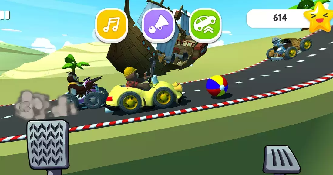 Fun Kids Cars Racing Game 2 スクリーンショット 1