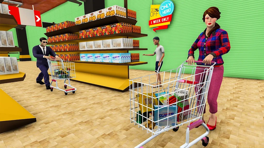 Supermarket Store Cashier Game Captura de pantalla 3