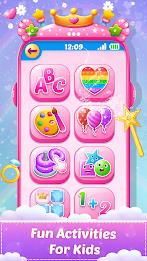 Princess Baby Phone Kids Game Schermafbeelding 0