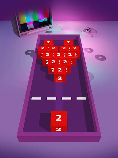 Chain Cube 2048: 3D merge game Ảnh chụp màn hình 1