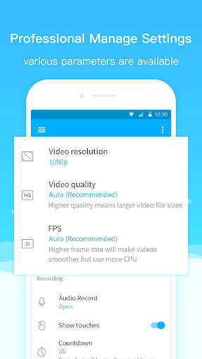 Super Screen Recorder Ảnh chụp màn hình 1