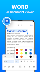 Office App - DOCX, PDF, XLSX Screenshot 0