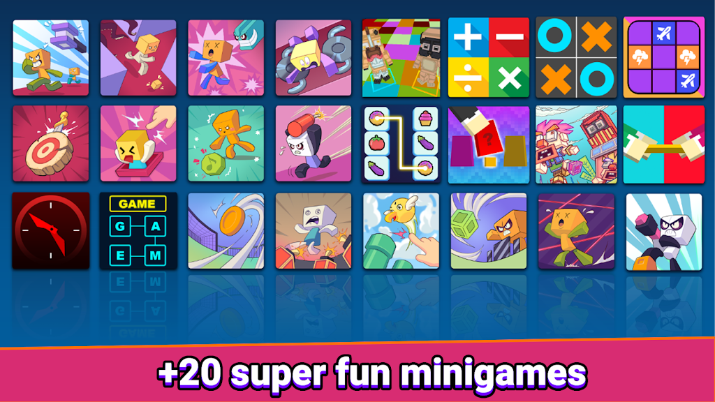 2 Player Games: Block Party Captura de pantalla 1