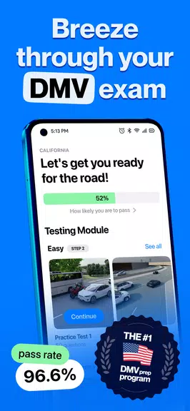 DMV Permit Practice Test Genie Ảnh chụp màn hình 0