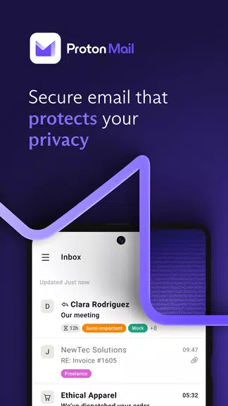 Proton Mail: Encrypted Email স্ক্রিনশট 0